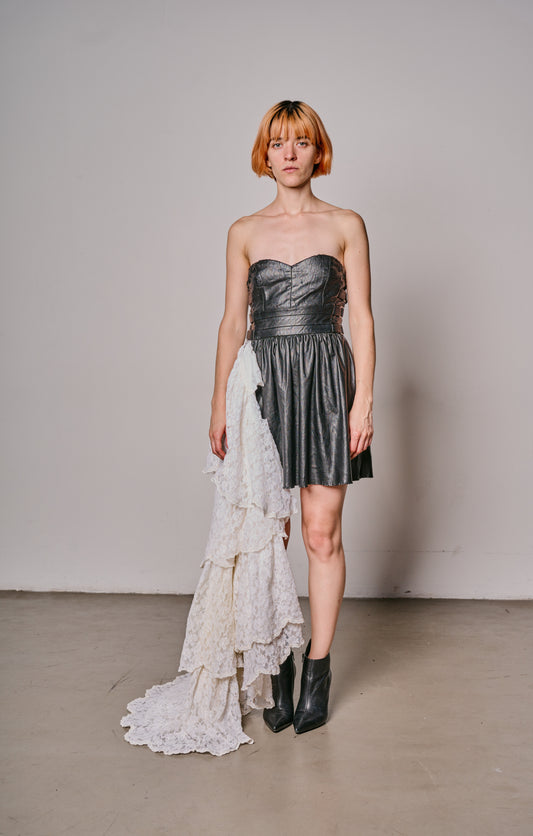 Vegan Leather Dress 018