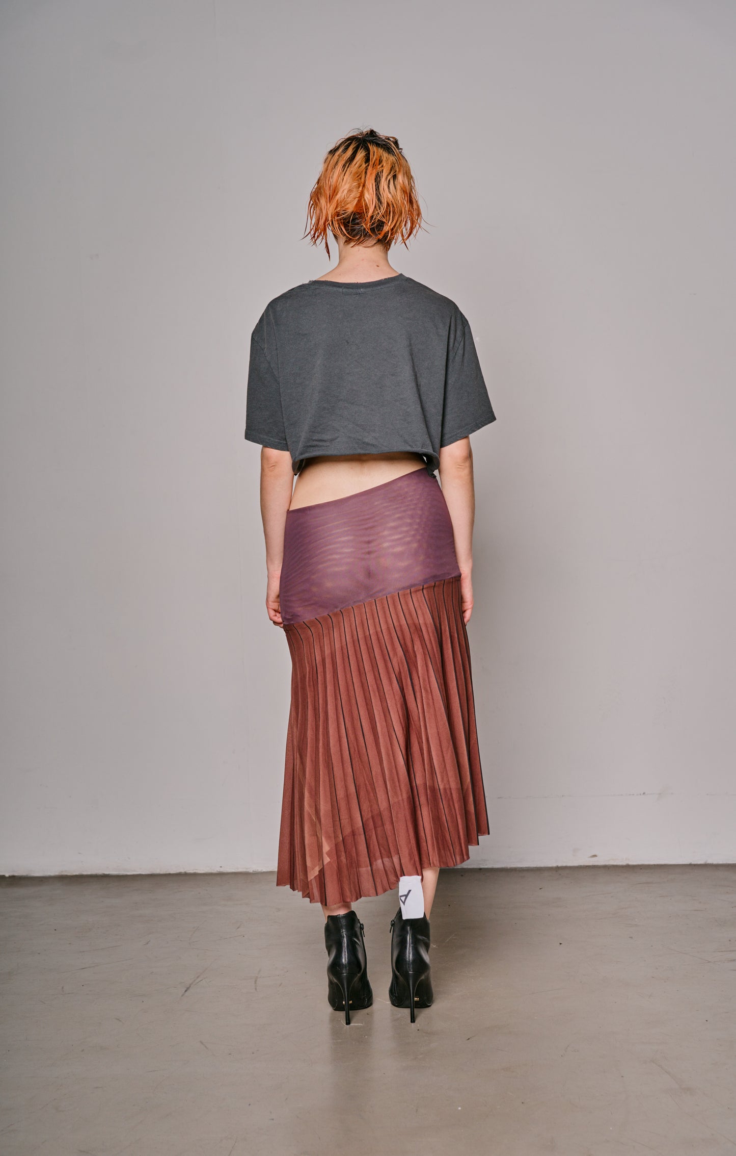 MIDI PLEATE TSHIRT DRESS 12