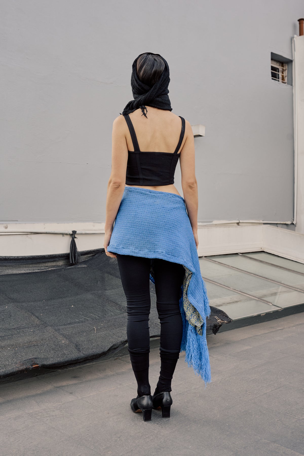 Upcycled Fringe Skirt