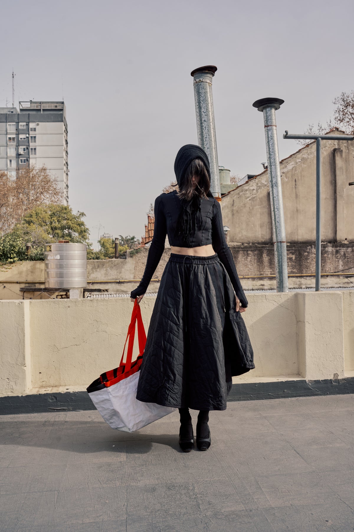 Upcycled Puffer Skirt II