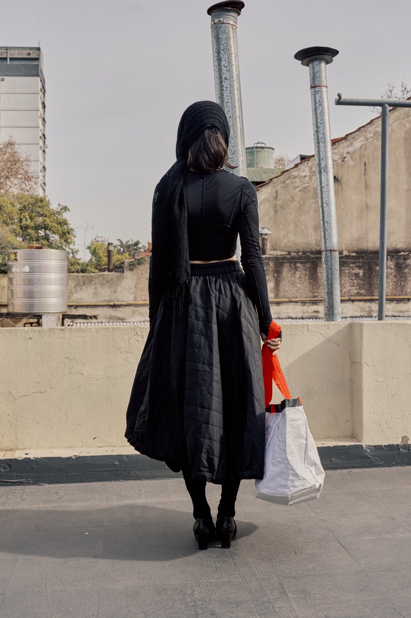 Upcycled Puffer Skirt II