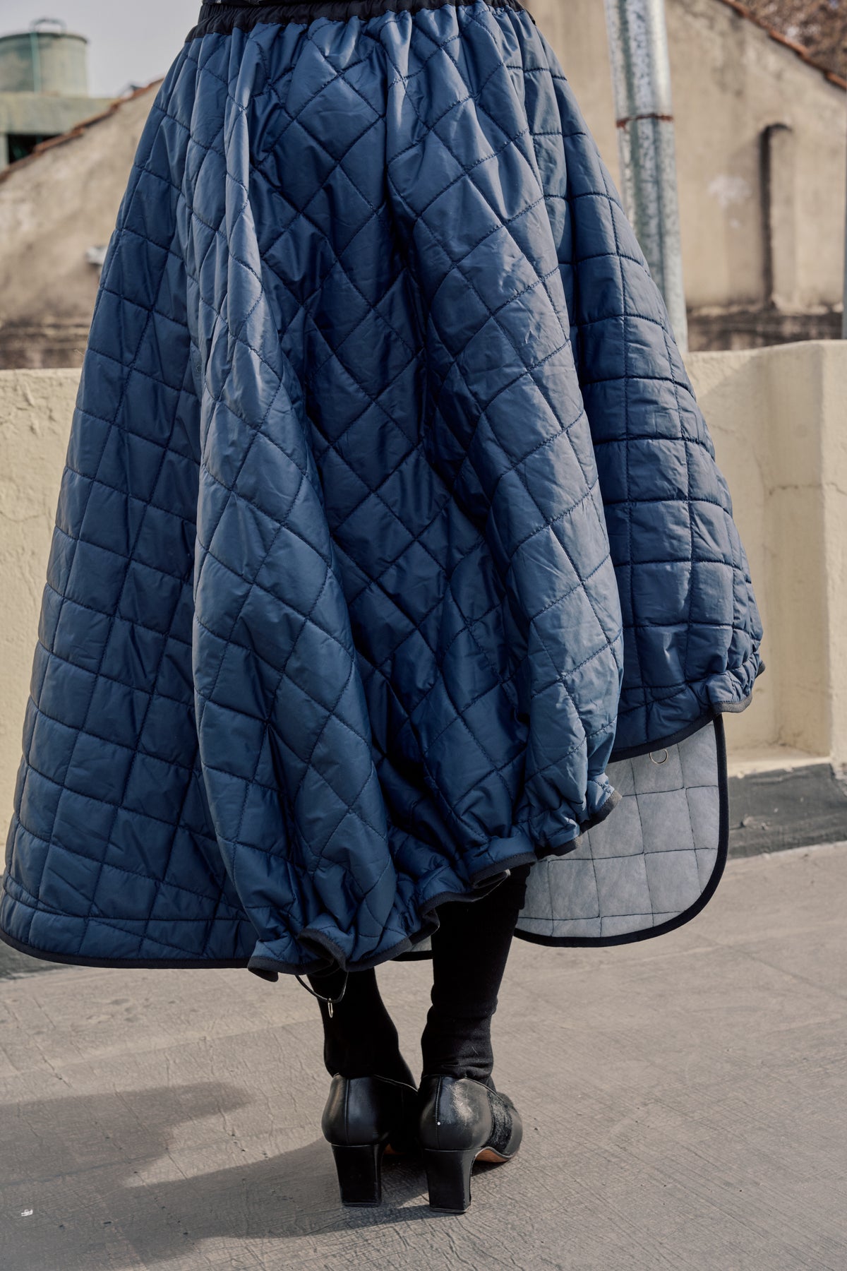 Upcycled Puffer Skirt