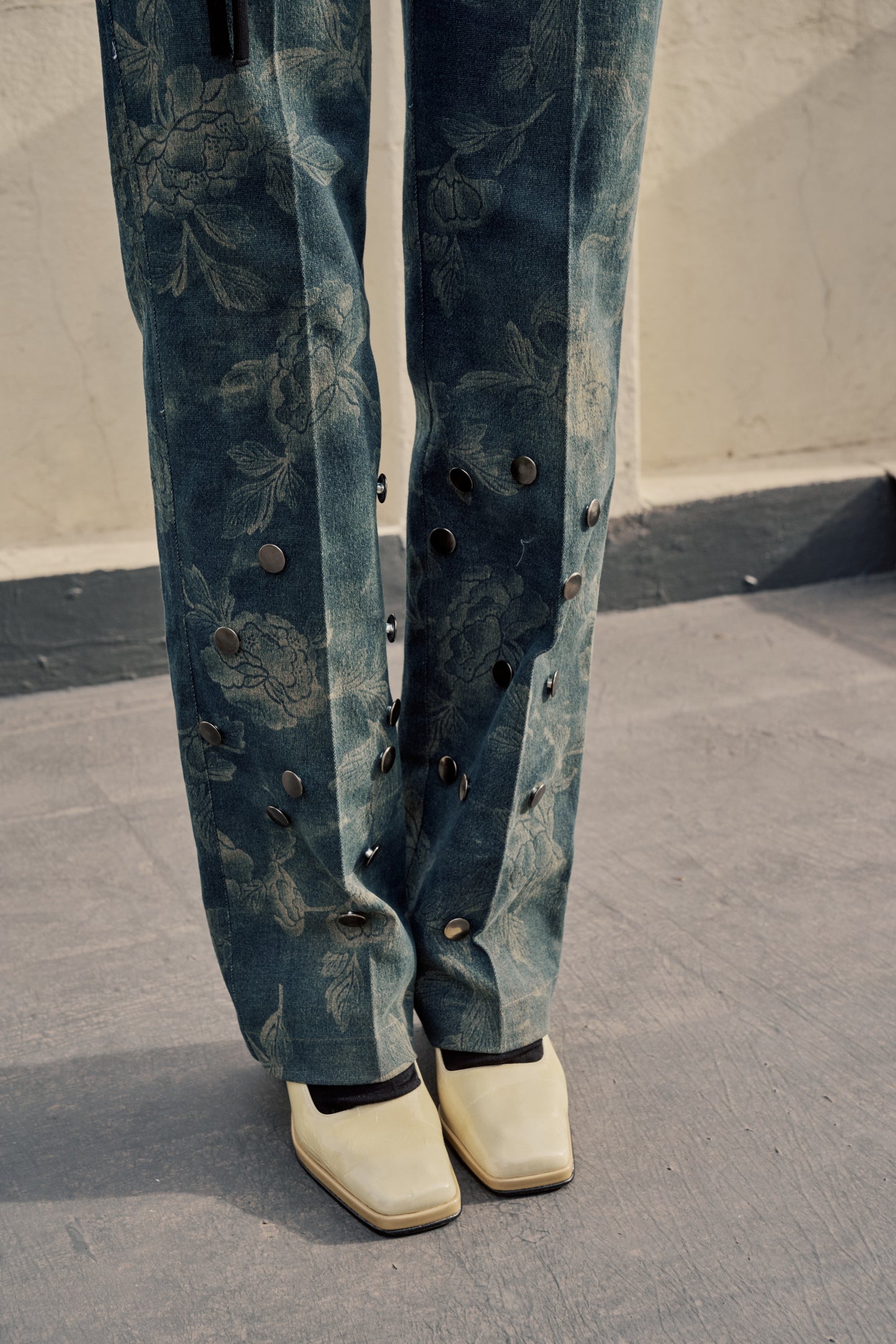 Upcycled Floral Pants