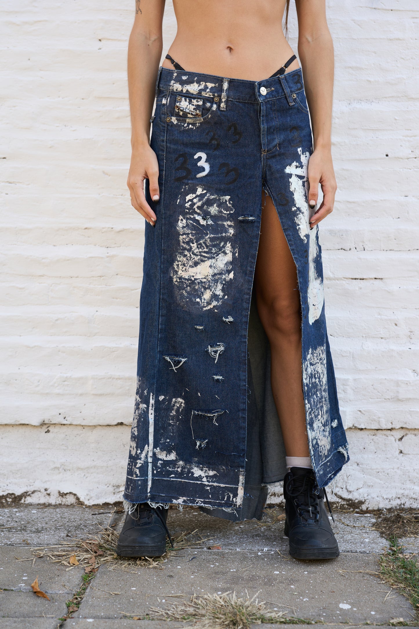Upcycled Jeans Skirt [1]